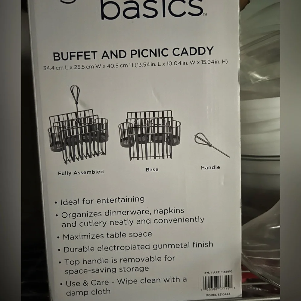 BBQ, Picnics, outdoor life - Buffet picnic caddy